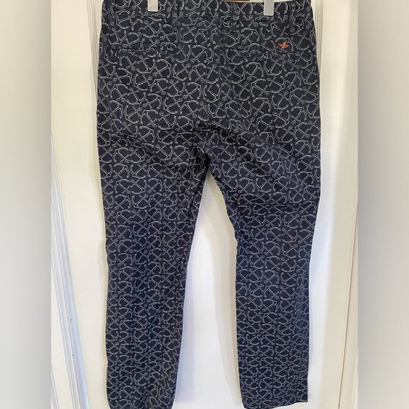 Mens Dockers, navy with all over anchor print, 34x32” coastal, weddings, preppy - Picture 2 of 11